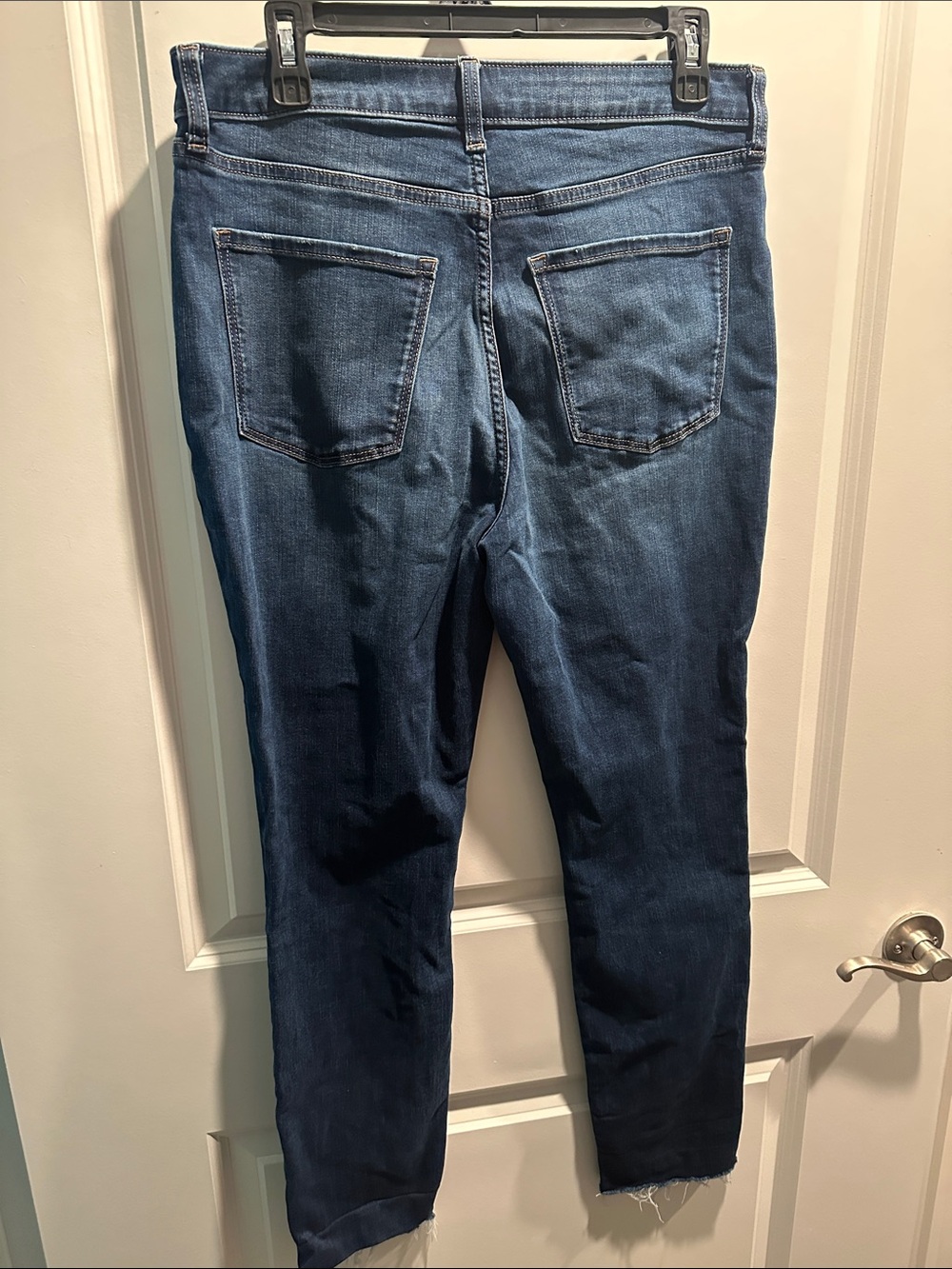 LC Lauren Conrad Dark Blue High-Rise Button-Fly Jeans - Picture 2 of 2